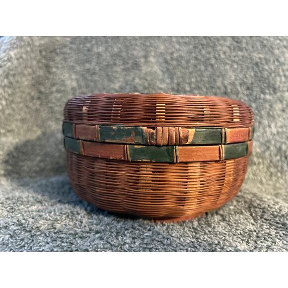 Original Chinese Tea Basket Circa Early 1900s - Picture 4 of 10